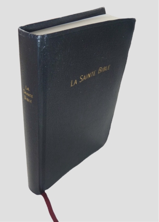 Bibel – französisch, Goldschnitt, schwarz