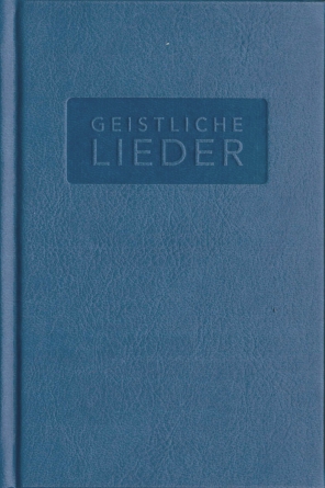 Geistliche Lieder – Schweiz, groß, Kunstleder, blau