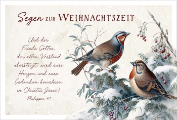 *Minikarten zu Weihnachten „Meisterwerke“