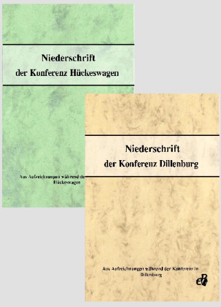 Konferenzniederschrift Dillenburg 1996, E-Book