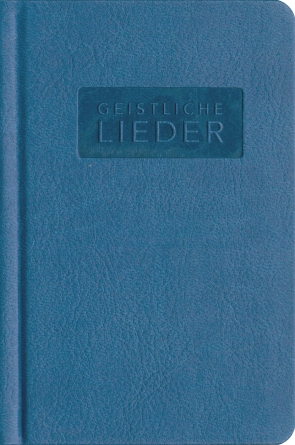 Geistliche Lieder – Schweiz, klein, Kunstleder, blau