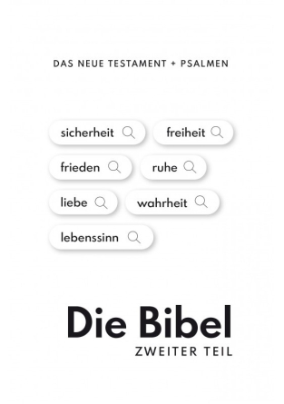 Das Neue Testament mit Psalmen, groß, weiß