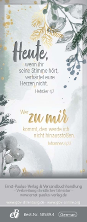 Lesezeichen „Kommt her zu mir“