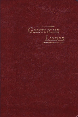 Geistliche Lieder, erweiterte Auflage 254 Lieder – klein – Kunstleder, braun, Goldschnitt