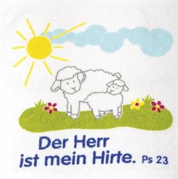 *Handtuch Schäfchen „Psalm 23“