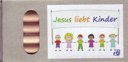 Buntstifte-Set „Jesus liebt Kinder“ – ab 10 Stück