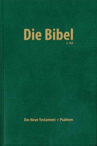 Das Neue Testament mit Psalmen, grün – ab 20 Stück