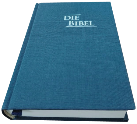 *Pocketbibel, Leinen, blau