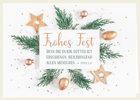 Faltkarte „Weihnachten“