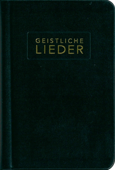 Geistliche Lieder – Schweiz, klein, Leder, schwarz, Goldschnitt