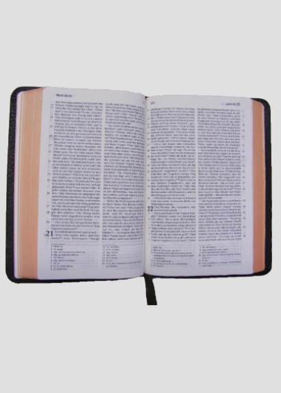 *Pocketbibel, Kunstleder, sandbraun