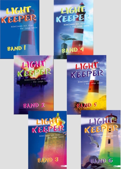 *Bibelleseplan „Lightkeeper“  – für junge Leute – Band 2+4+5+6