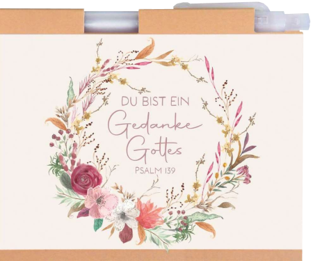 *Haftnotizblock „Gedanke Gottes“