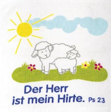 *Handtuch Schäfchen „Psalm 23“